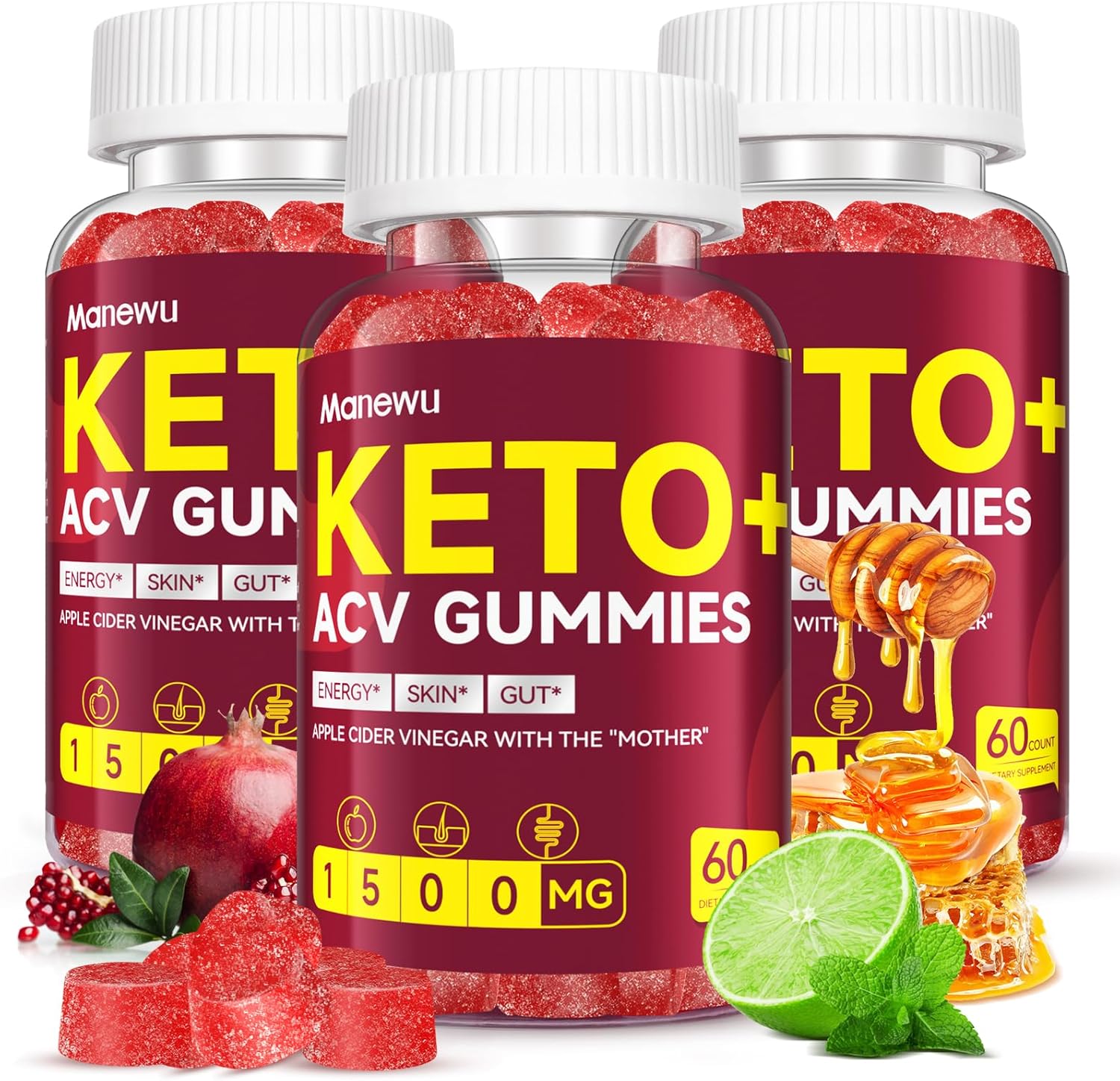 Advanced Keto ACV Gummies – Natural, Organic, Vegan, Gluten-Free